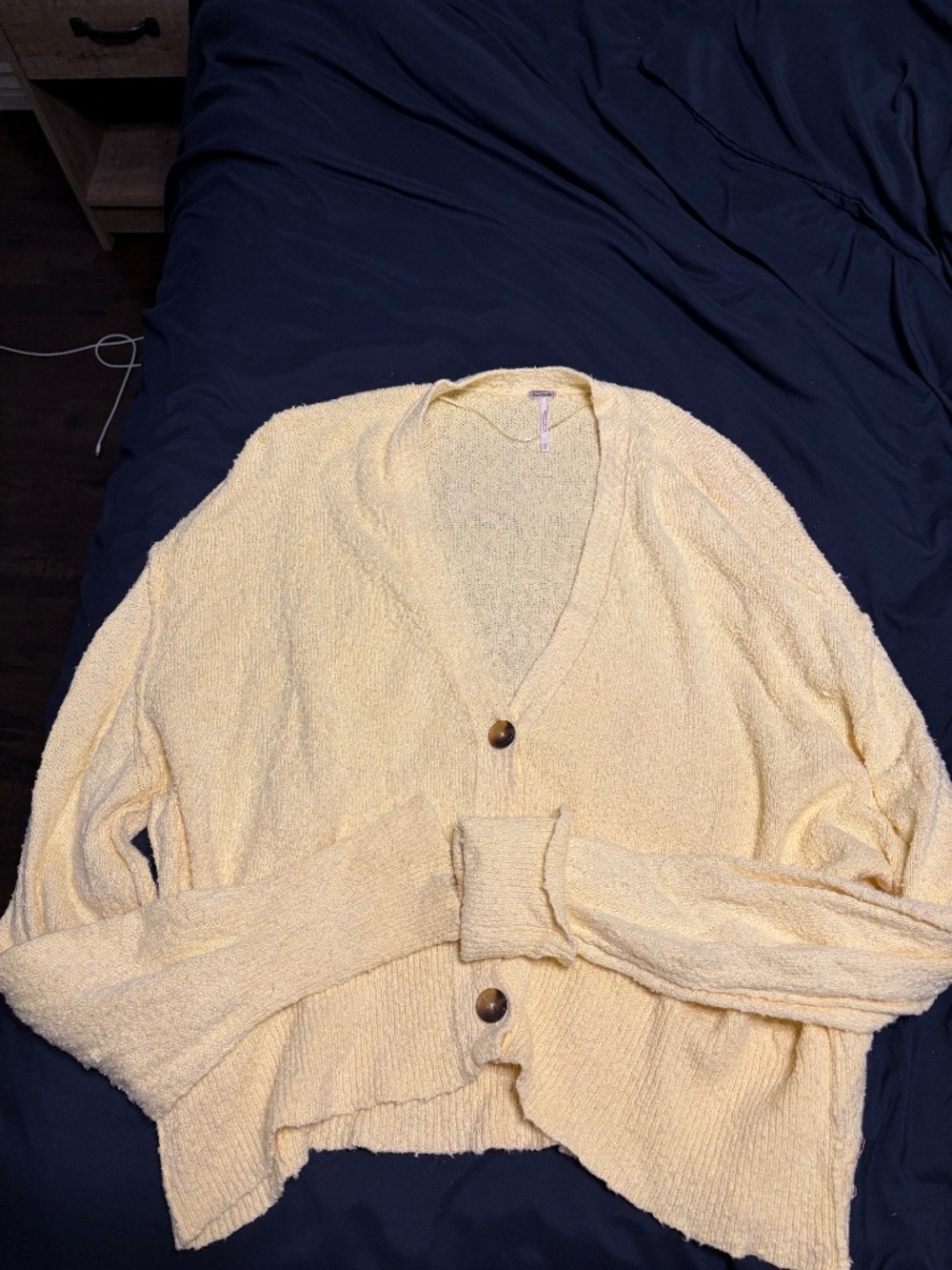 Free People Found My Friend Cardi in French Vanilla